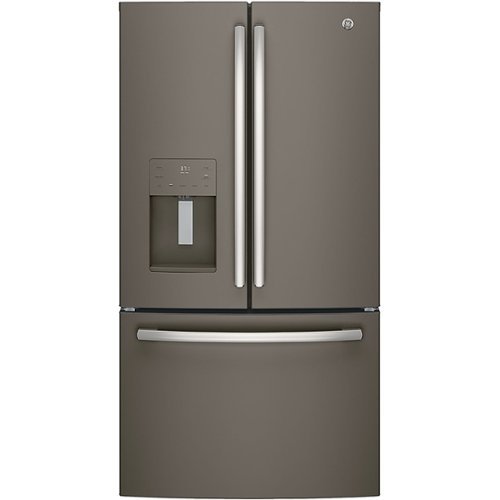 GE - 25.6 Cu. Ft. French Door Refrigerator - Slate