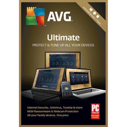 AVG - Ultimate (Unlimited Devices) (2-Year Subscription) - Windows [Digital]-Front_Standard 