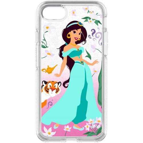 OtterBox - Symmetry Series Clear Case for Apple® iPhone® 7 - Clear/Turquoise-Front_Standard 