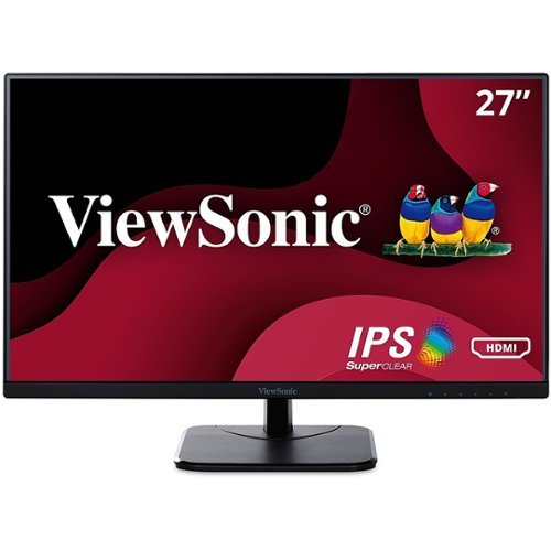 ViewSonic - VA2756-MHD 27" LCD FHD Monitor (DisplayPort VGA, HDMI) - Black