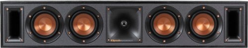 Klipsch - Reference Series Quad 3-1/2" 400-Watt Passive 2-Way Center-Channel Speaker - Black