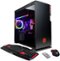 CyberPowerPC - Gaming Desktop - Intel Core i5 - 8GB Memory - NVIDIA GeForce GTX 1060 - 240GB Solid State Drive + 2TB Hard Drive - Black-Angle_Standard