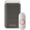 Honeywell Home - Series 3: Wireless Portable Doorbell with Push Button - White-Front_Standard