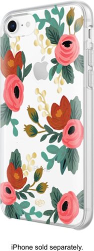  Rifle Paper - Case for Apple iPhone 7 and 8 - Clear Rosa