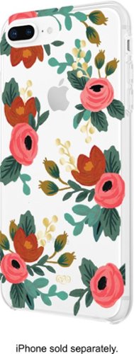  Rifle Paper - Case for Apple iPhone 7 Plus and 8 Plus - Clear Rosa