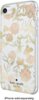 kate spade new york - Case for Apple® iPhone® 7 and 8 - Blossom Pink/Gold With Gems-Front_Standard