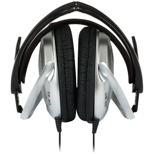  Koss - UR 40 Over-the-Ear Headphones - Silver, Black