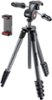 Manfrotto - Compact Advanced Smart 65" Tripod - Black-Angle_Standard
