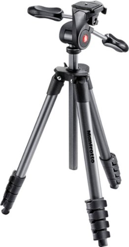 Manfrotto Compact Advanced Smart 65 Tripod - Black GLOBAL SHIPPING