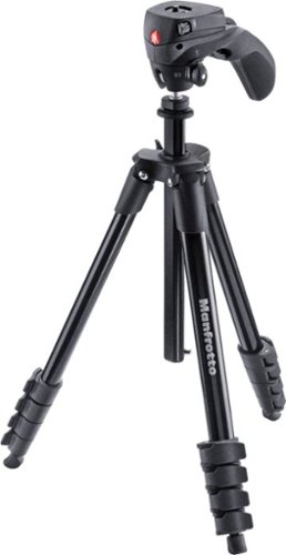 Manfrotto Compact Action Smart 61 Tripod - Black GLOBAL SHIPPING
