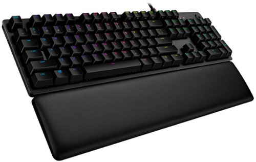 Logitech - G513 Carbon Full-size Wired Mechanical GX Blue Clicky Switch Gaming  Keyboard with RGB Backlighting - Carbon