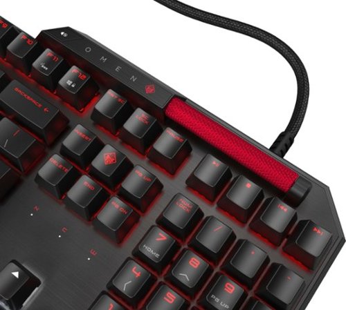 HP OMEN Sequencer Wired Gaming Optical-mechanical Blue Switch Keyboard with RGB Back Lighting - Black WORLDWIDE DELIVERY