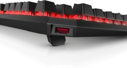 HP OMEN Sequencer Wired Gaming Optical-mechanical Blue Switch Keyboard with RGB Back Lighting - Black BUY ONLINE