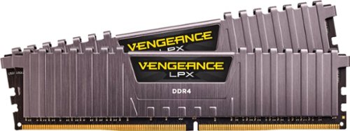 CORSAIR - Vengeance LPX 16GB (2PK 8GB) 3GHz PC4-24000 DDR4 DIMM Unbuffered Non-ECC Desktop Memory Kit - Cool Gray-Front_Standard 