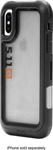  Griffin - Survivor Extreme Tactical Modular Case for Apple iPhone X and XS - Black/Clear