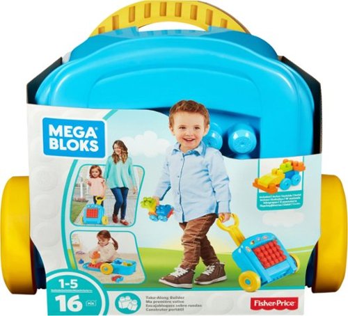  Mega Bloks - Building Basics Take-Along Builder Building Set - Blue