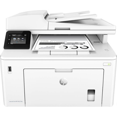 HP - Refurbished LaserJet Pro MFP M227fdw Wireless Black-and-White All-In-One Printer-Front_Standard 
