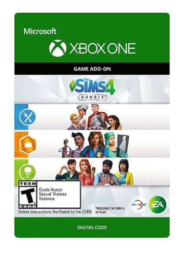 The Sims 4 Bundle: Get to Work, Dine Out, Cool Kitchen Stuff - Xbox One [Digital]-Front_Standard 