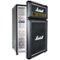 Marshall - 4.4 Cu. Ft. Mini Fridge - Black With Brass And White Accents-Front_Standard