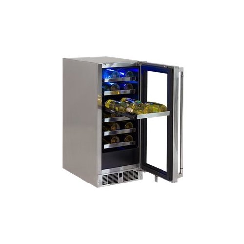Lynx - Professional 24-Bottle Built-In Wine Cooler - Stainless steel