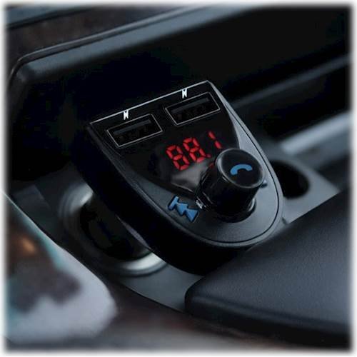 Aluratek Audio Receiver and FM Transmitter for Most Bluetooth-Enabled Devices - Black GLOBAL SHIPPING