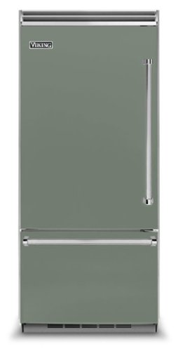 Viking - 5 Series Quiet Cool 20.4 Cu. Ft. Bottom-Freezer Built-In Refrigerator - Eucalyptus