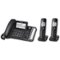 Panasonic - KX-TG9582B Link2Cell 1.9GHz Expandable Phone System with Digital Answering System - Black-Angle_Standard