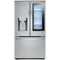 LG - 26 Cu. Ft. French Door-in-Door Smart Refrigerator with Dual Ice Maker - Stainless Steel-Front_Standard 