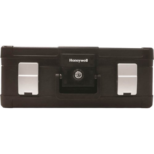 Honeywell - 0.39 Cu. Ft. Fire- and Water-Resistant Hanging File Chest with Key Lock - Black