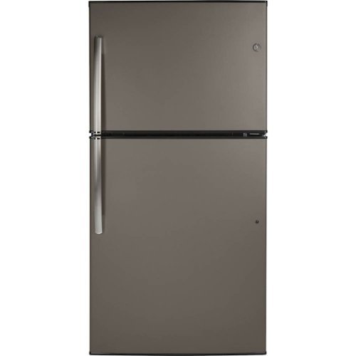 GE - 21.2 Cu. Ft. Top-Freezer Refrigerator-Front_Standard 