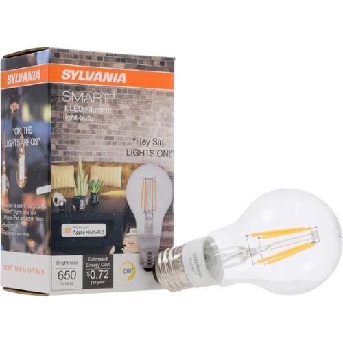 Sylvania A19 Bluetooth Smart Filament LED Bulb - White WORLDWIDE DELIVERY