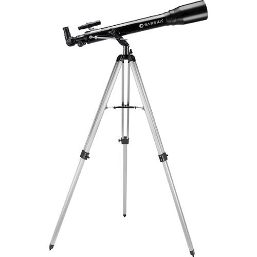 Barska - Power Starwatcher 70mm Refractor Telescope - Matte Black