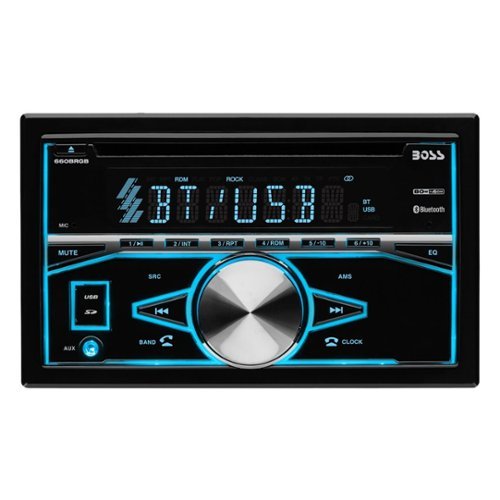 BOSS Audio - Built-in Bluetooth - In-Dash CD/DM Receiver - Black