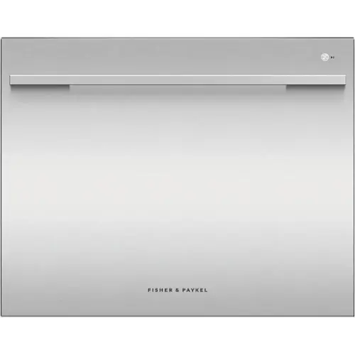Front. Fisher & Paykel - 24" Front Control Tall Tub Built-In Dishwasher - Stainless Steel.