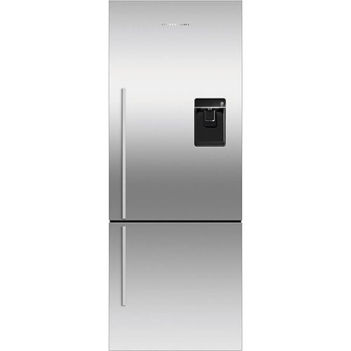 Fisher & Paykel - 13.5 Cu. Ft. Bottom-Freezer Counter-Depth Refrigerator - Stainless steel