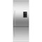 Fisher & Paykel - 13.5 Cu. Ft. Bottom-Freezer Counter-Depth Refrigerator - Stainless Steel-Front_Standard