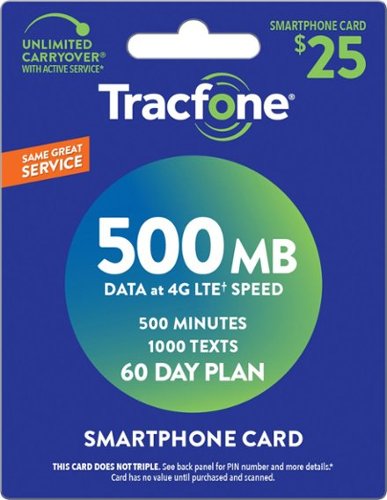 Tracfone - $25 Smartphone Card - Blue-Front_Standard 