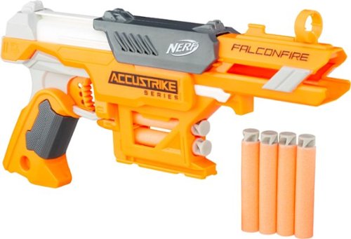  Nerf - N-Strike Elite AccuStrike Series FalconFire Blaster - Orange And Grey
