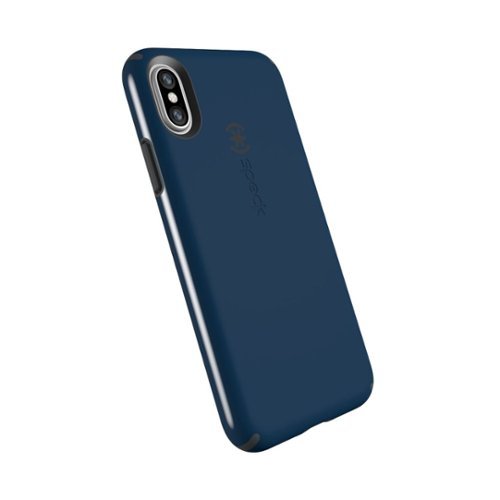  Speck - CandyShell Case for Apple iPhone X and XS - Slate Gray/Deep Sea Blue