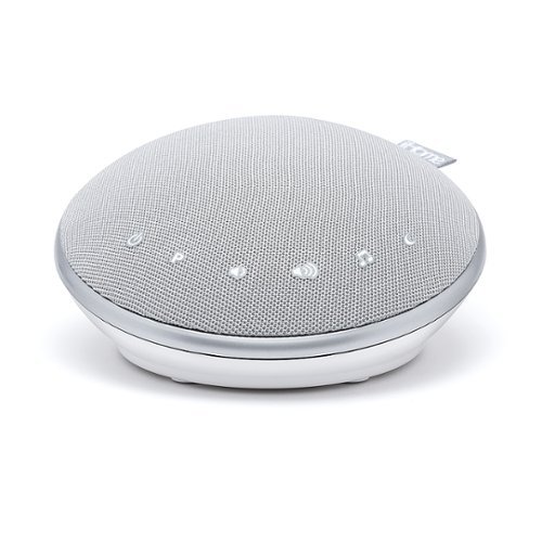 iHome - Zenergy Portable Sleep Therapy Machine with Bass Enhancement - White/Silver-Front_Standard 
