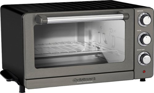 Cuisinart - Convection Toaster/Pizza Oven - Black/Stainless-Angle_Standard 