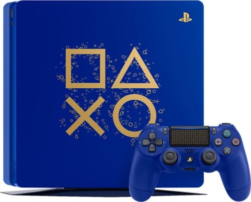  Sony - PlayStation 4 1TB Limited Edition Days of Play Console Bundle - Blue