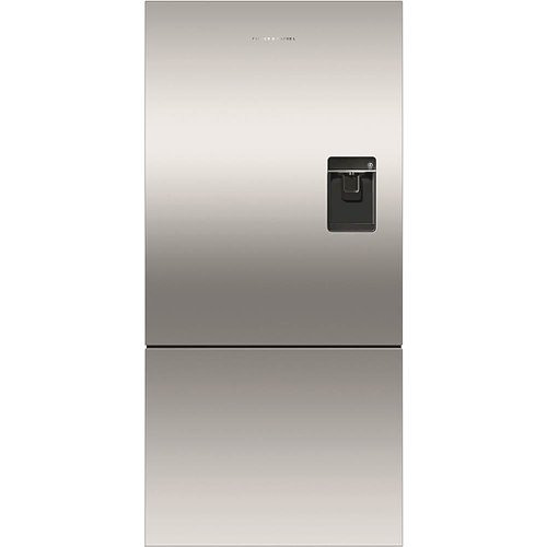 Fisher & Paykel - 17.5 Cu. Ft. Bottom-Freezer Counter-Depth Refrigerator - Stainless steel
