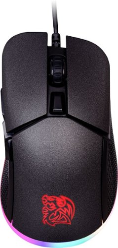  Tt eSPORTS - Iris Wired Optical Gaming Mouse with RGB Lighting - Black