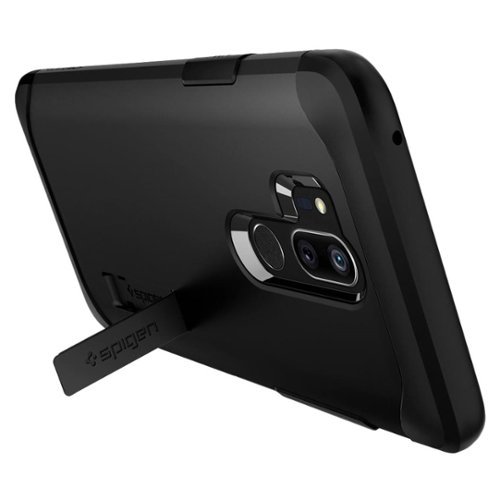 Spigen - Slim Armor Case for LG G7 ThinQ LMG710EM - Metal Slate-Front_Standard 