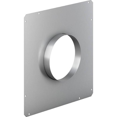 Thermador - 6" Round Front Plate for Select Downdraft Range Hoods - Silver