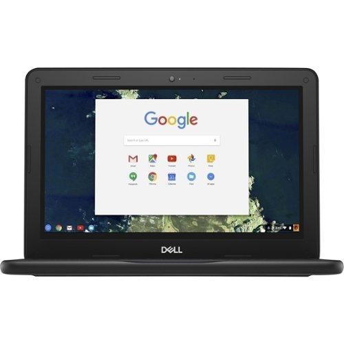 Dell - 11.6" Chromebook - Intel Celeron - 4GB Memory - 16GB eMMC Flash Memory - Gray-Front_Standard 