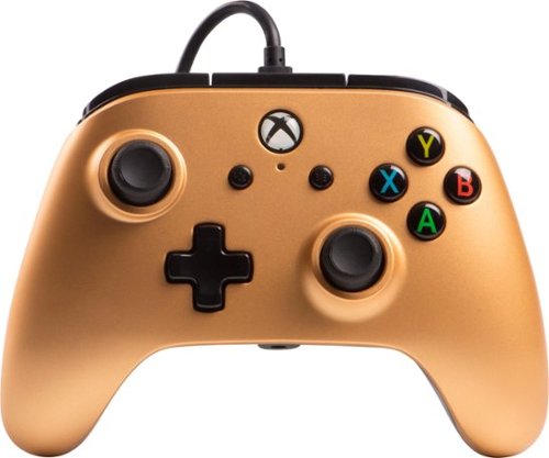 PowerA - Enhanced Wired Controller for Xbox One - Gold-Front_Standard 
