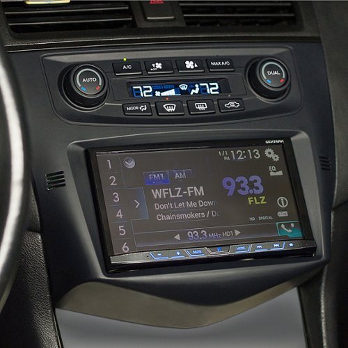 PAC Integrated Radio Replacement Dash Kit with Climate and Steering Wheel Controls for Select Honda Accord Vehicles - Black WORLDWIDE DELIVERY