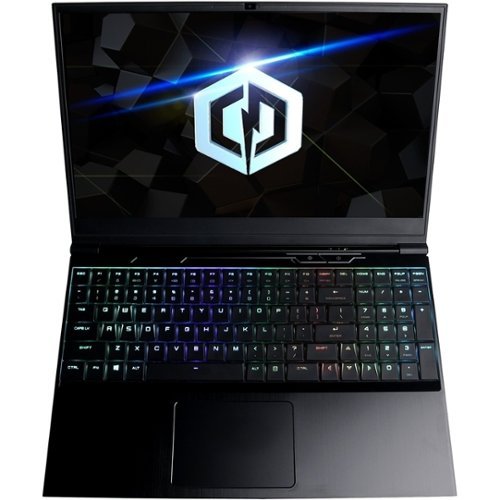 CyberPowerPC - Tracer III 15.6" Laptop - Intel Core i7 - 16GB Memory - NVIDIA GeForce GTX 1050 Ti - 500GB Solid State Drive - Black-Front_Standard 